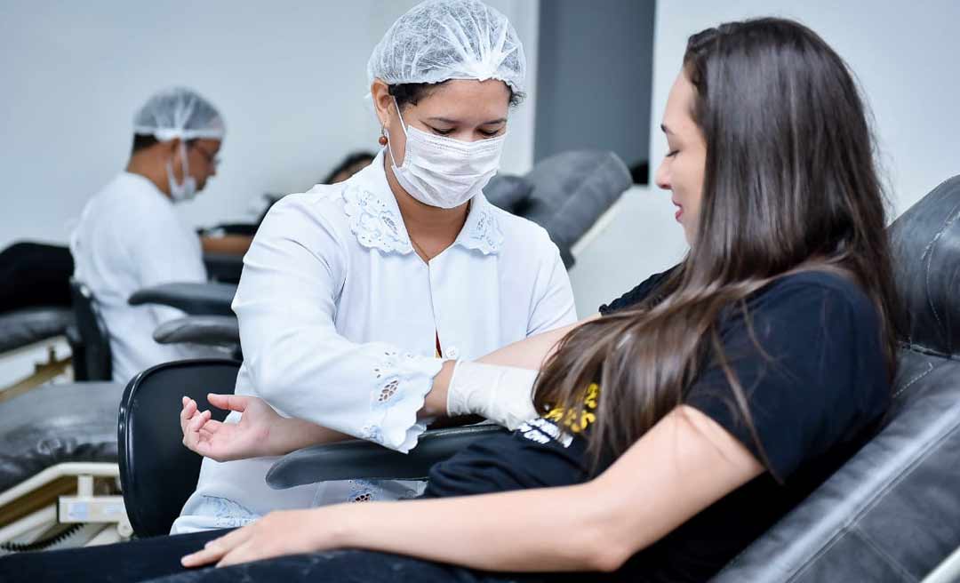 Com estoque crítico, Hemoacre realiza campanha de doação de sangue em Rio Branco