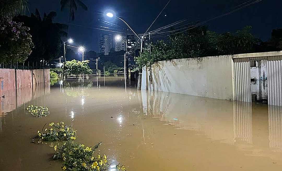 A chuva registrada nesta quinta em Rio Branco foi a mais intensa dos últimos 60 anos, diz Friale