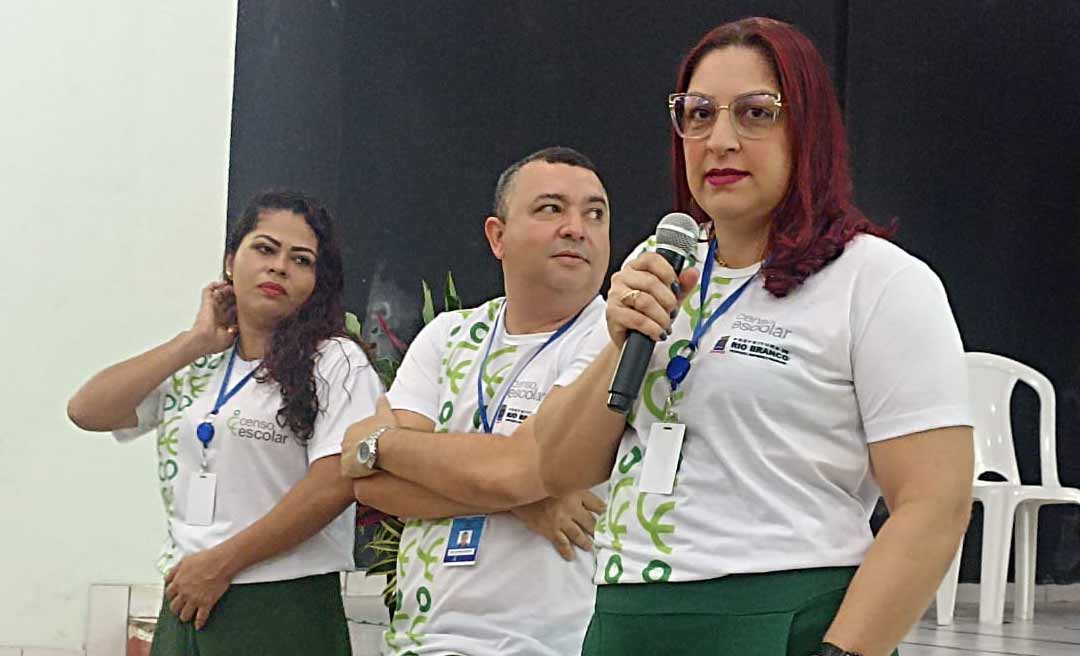 Prefeitura de Rio Branco inicia os preparativos do Censo Escolar em encontro na escola João Aguiar