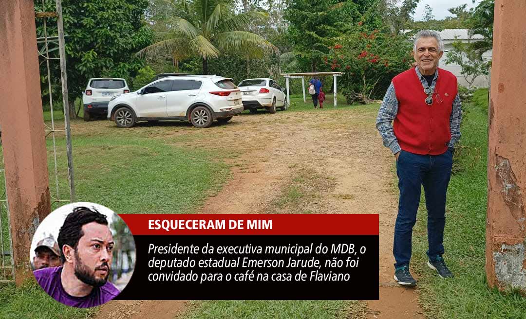 Dirigentes do MDB recebem Marcus Alexandre em café da manhã “secreto” na chácara de Flaviano para tratar sobre possível filiação