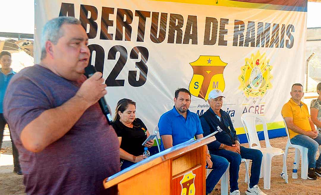 Mazinho Serafim lança programas de abertura de Ramais e Cidade Limpa em Sena Madureira
