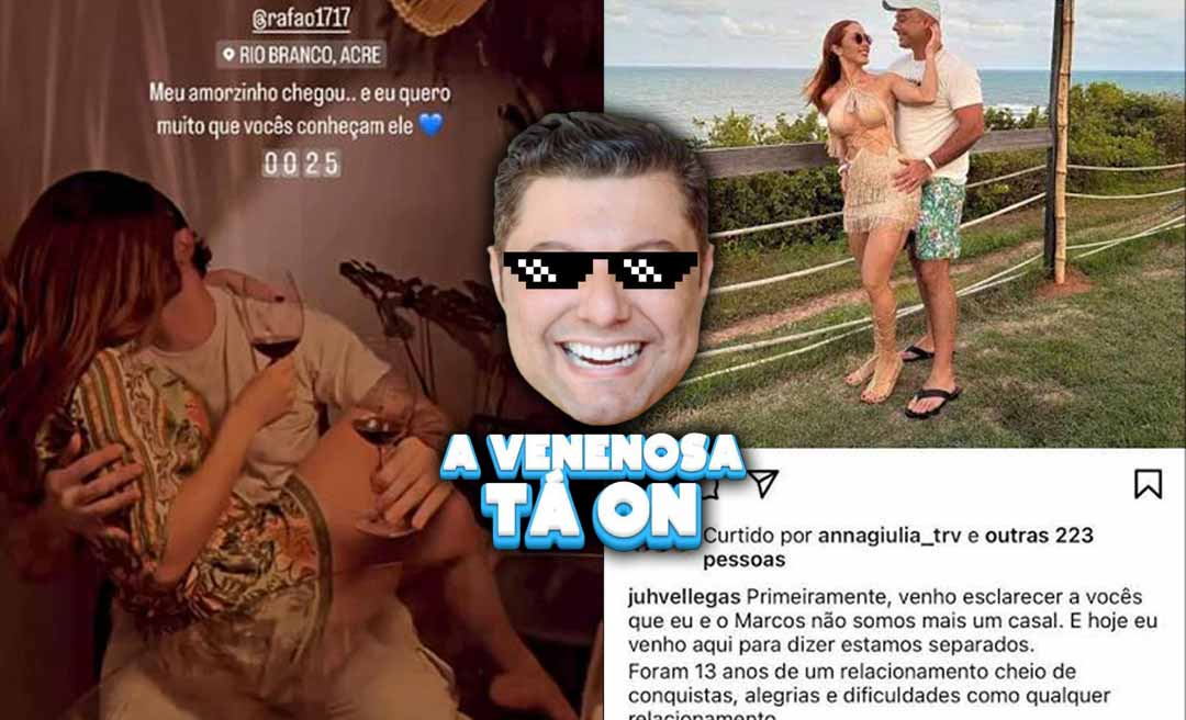 Chegada de namorado de Juliana Vellegas no Acre emociona acreanos