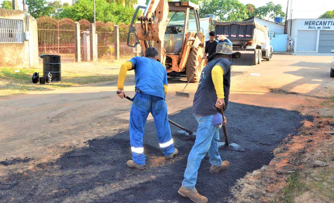Recupera Rio Branco avança na conclusão das ruas do bairro Cidade Nova
