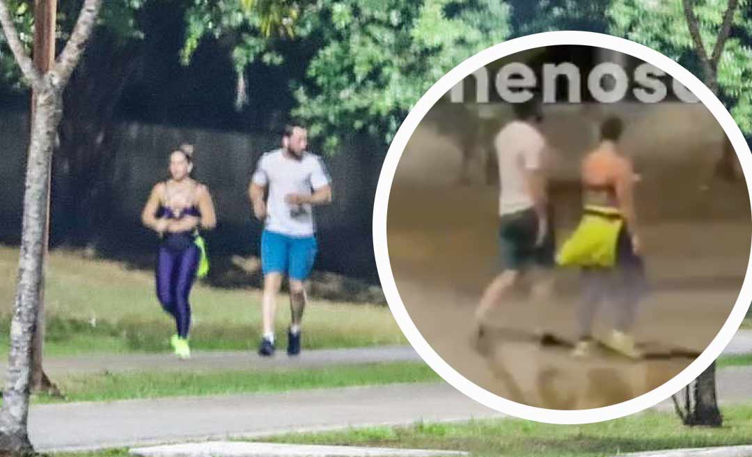 Equipe da Venenosa flagra, Emerson Jarude e Ana Paula Correia no Ipê. O casal é a presença mais aguardada na feijoada da OAB neste sábado