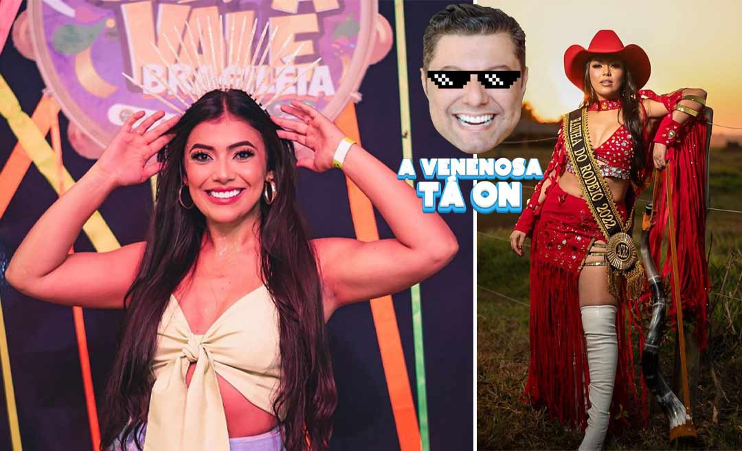 Ex-rainha do rodeio, Sarah Aiache, curte fim de semana na tríplice fronteira