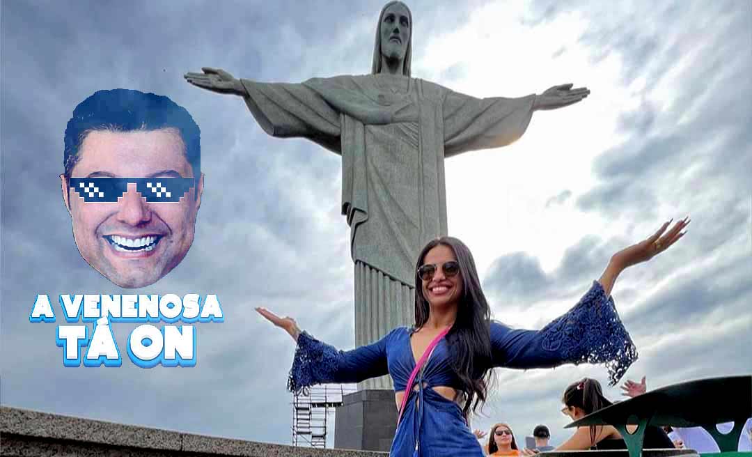 No RJ, influenciadora Raissa Ribeiro participa da Santa Missa aos pés do Cristo Redentor