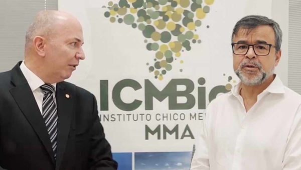 Gerlen Diniz se reúne com presidente do ICMBio e discute ampliação da rede elétrica e reabertura de ramais nas reservas do Acre