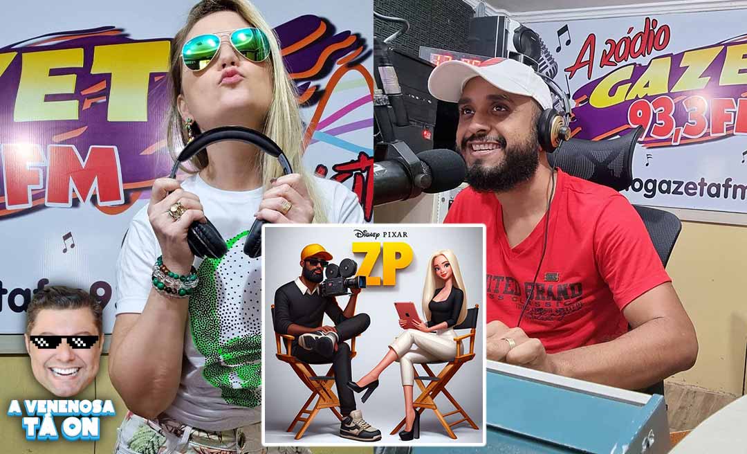 Radialistas Jr Passos e Raquel Zaire entram na trend do momento