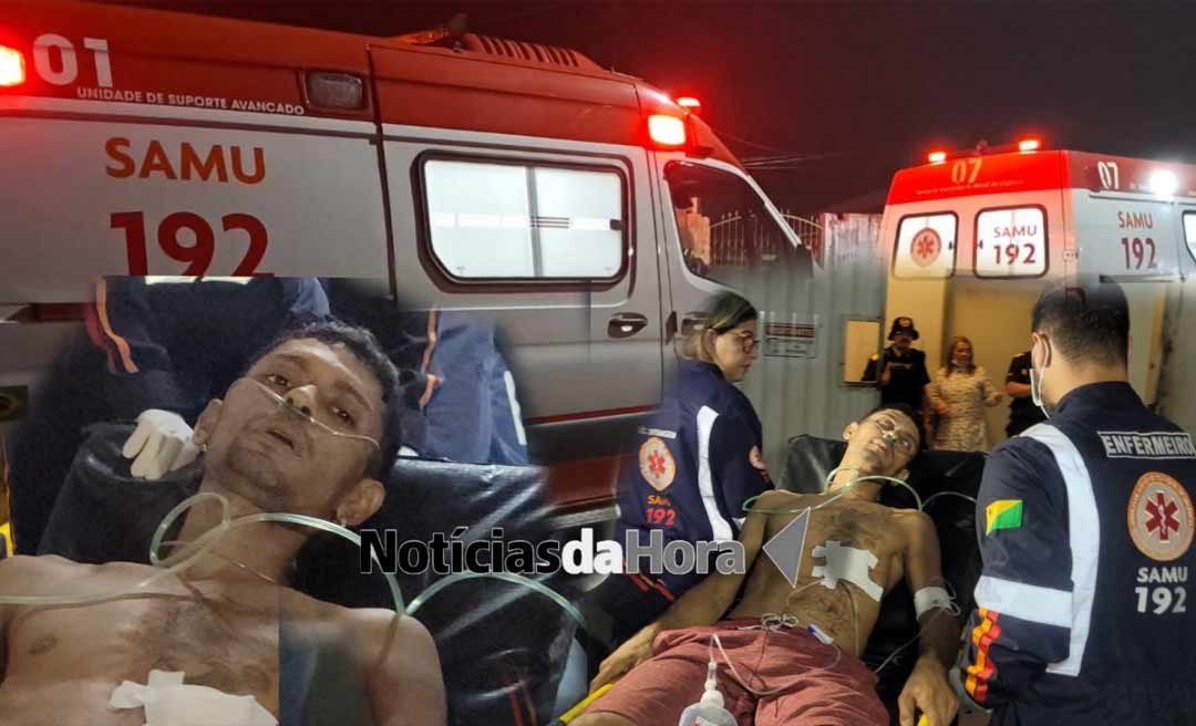 Bandidos invadem casa na Rádio Farol, atiram várias vezes e deixam homem em estado gravíssimo
