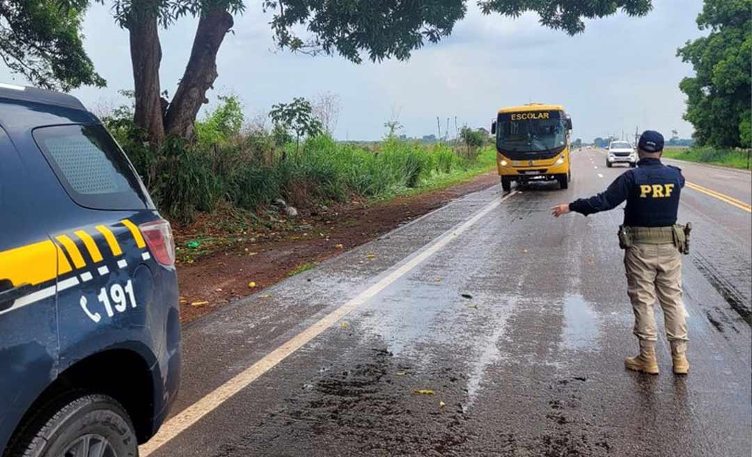 PRF realiza Operação Transporte Escolar 2023 no Acre