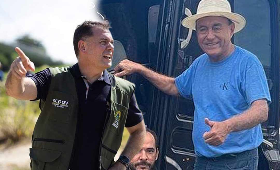 Pré-candidatos a prefeito, Bocalom e Alysson vistoriam limpeza do rio Acre