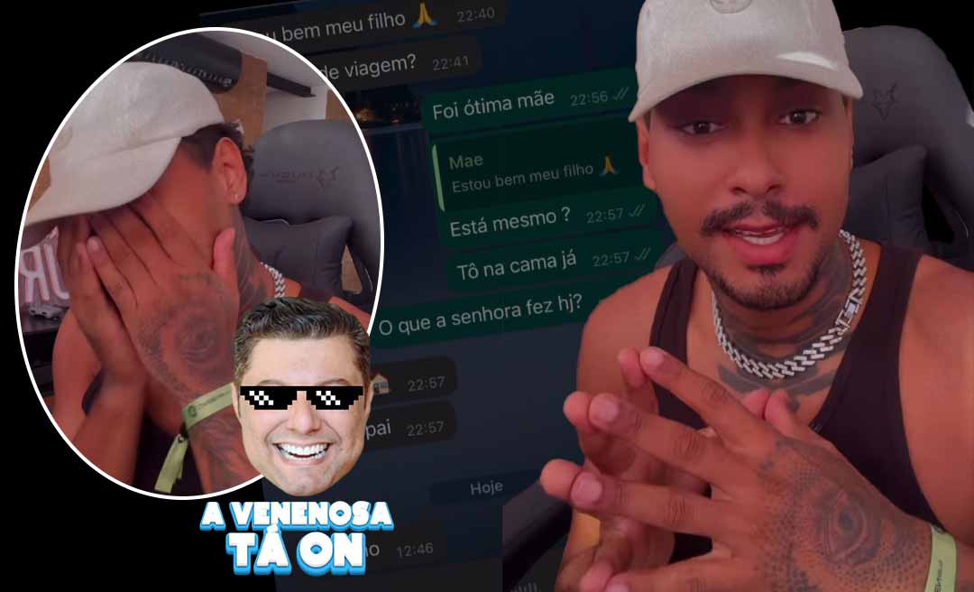 Após insinuar que morar no Acre é uma “merda”, vídeo maker acreano Luiz Kim leva esporro da mãe e apaga vídeo