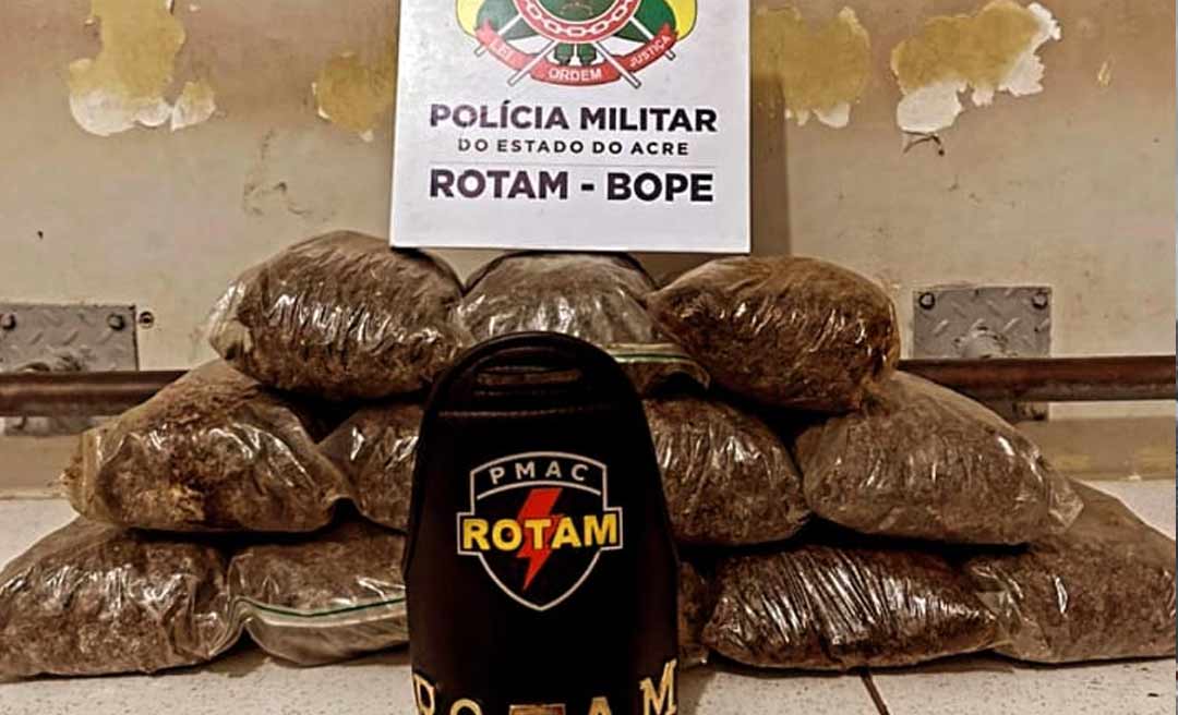 Após denúncia, equipe da Rotam apreende aproximadamente sete quilos de maconha na Cidade do Povo