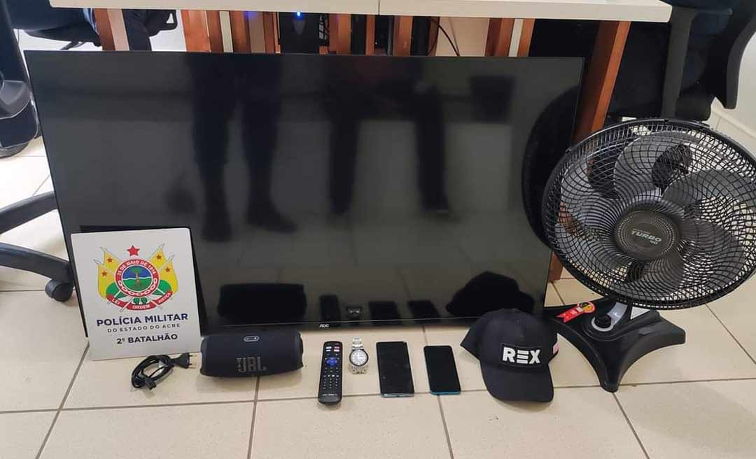 PM identifica e prende homem após arrombamento e furto em residência na Vila Acre