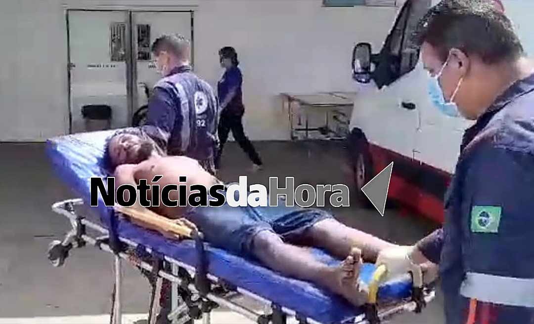 Homem é agredido por criminosos que o espancaram com barras de ferro