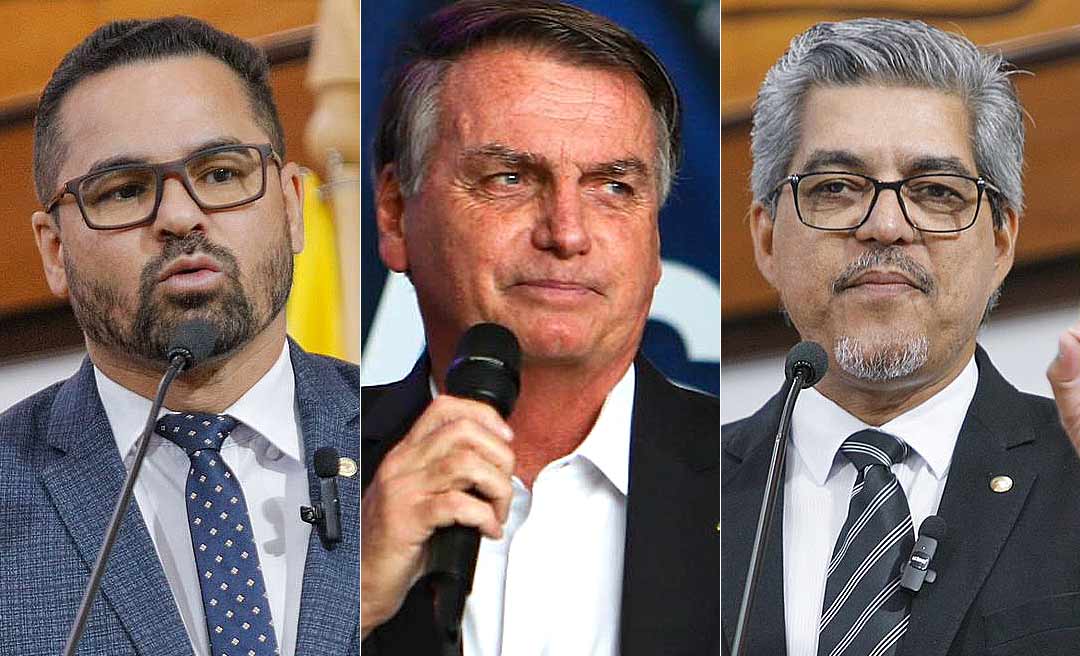 Deputado liberal Arlenilson Cunha apresenta título de cidadão acreano a Bolsonaro e oposicionista Edvaldo Magalhães diz: “inconstitucional”