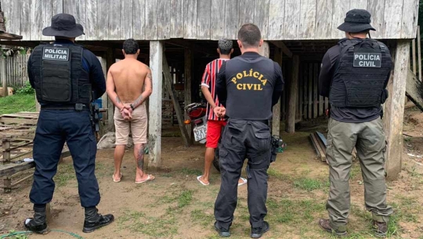 Polícia Civil realiza operação contra o tráfico e crimes sexuais em Marechal Thaumaturgo