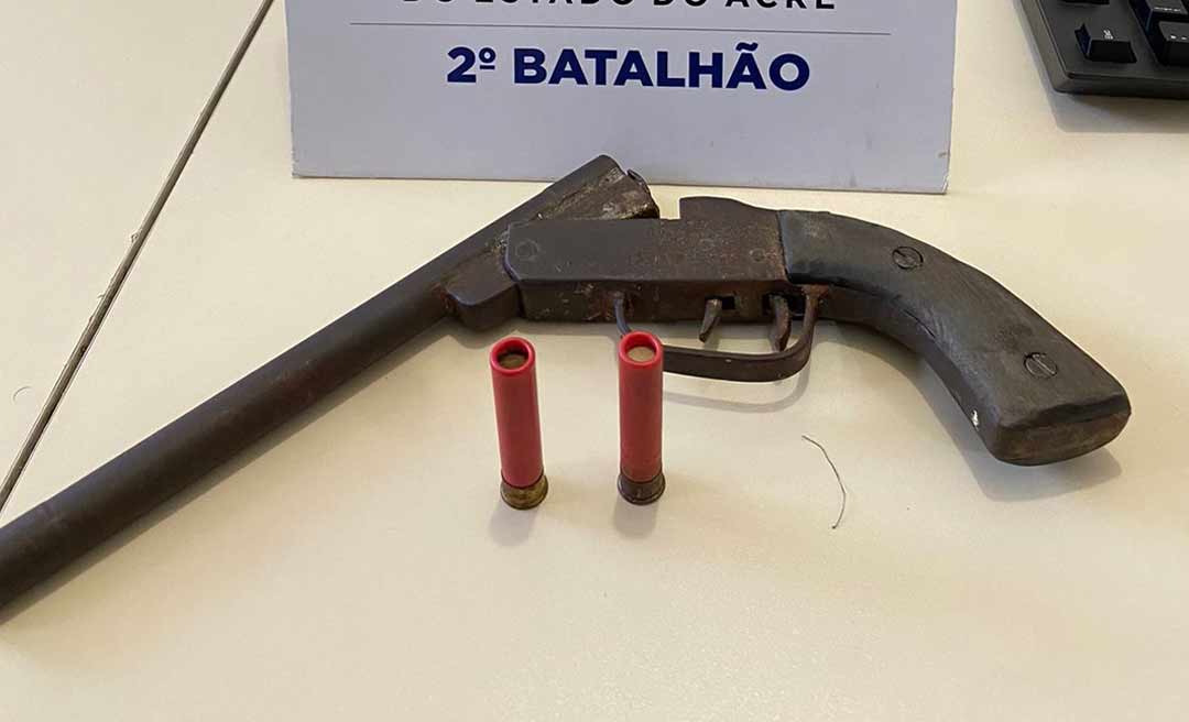 Durante operação, PM apreende mais uma arma de fogo no Bairro Taquari