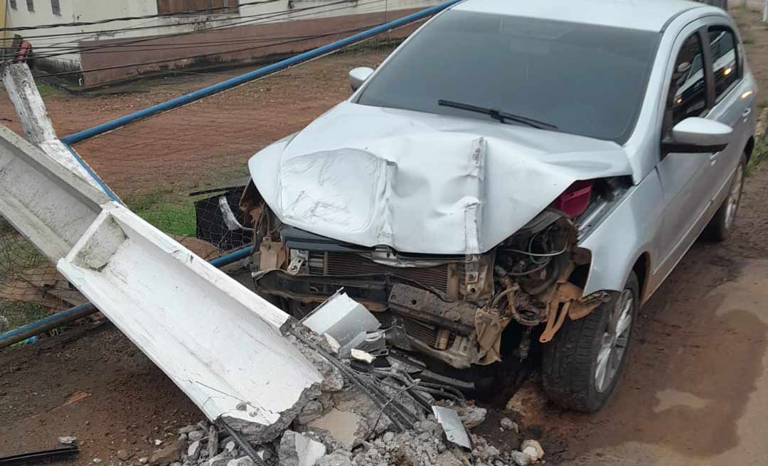 Xapuri, Capixaba e Epitaciolândia lideram aumento de colisão de veículo com poste