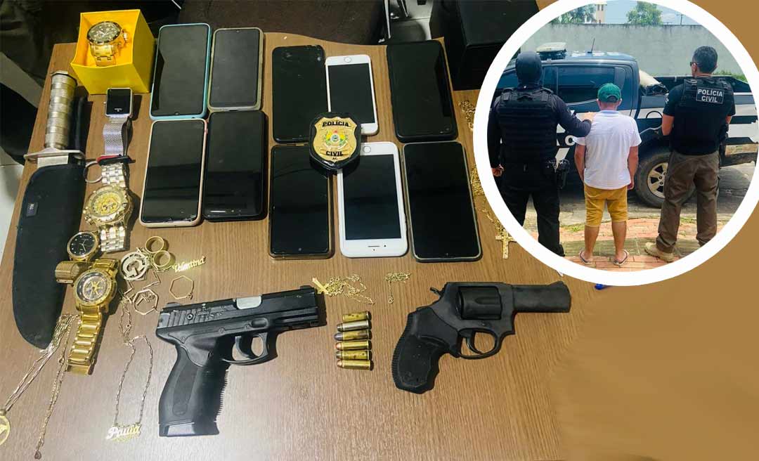 Fornecedor de armas de fogo para facção criminosa é preso pela Polícia Civil do Acre