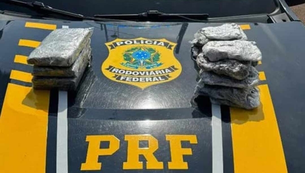 Acreano é preso na frente da esposa e filha com 5 Kg de Skunk em ônibus para Brasília