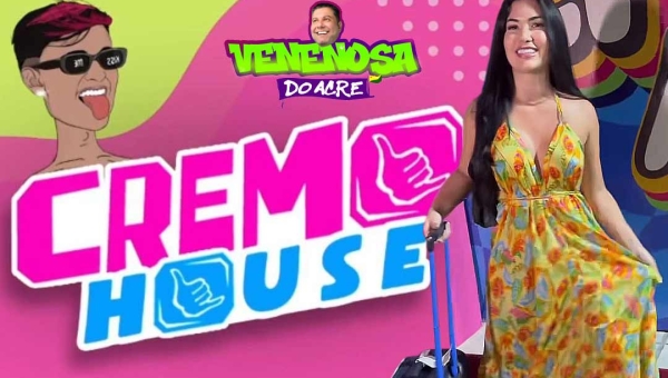 Não foi na Casa da Barra, mas Rogeria Rocha entra na Cremo House do influenciador Cremosinho