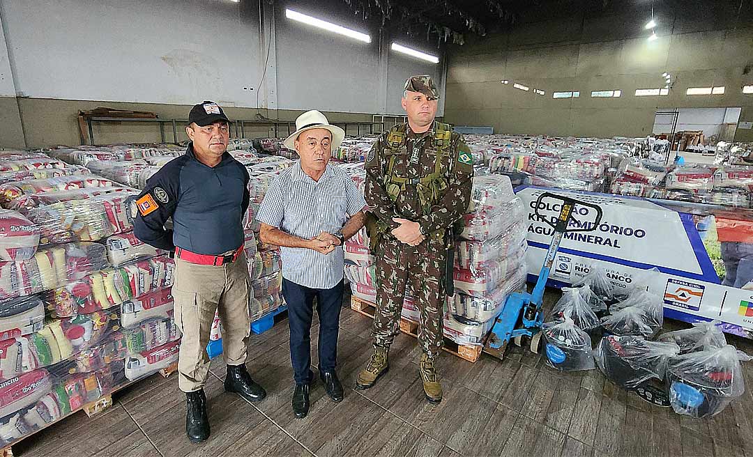 Bocalom lança ação de assistência humanitária; 10 mil cestas serão entregues às famílias atingidas pela cheia do Rio Acre