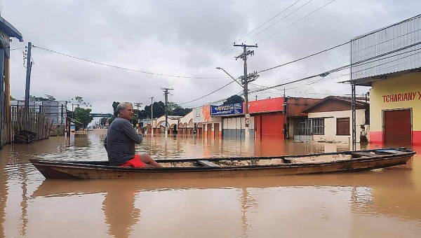 BOA NOTÍCIA: Rio Acre apresenta sinais de vazante na capital: 17, 76 metros