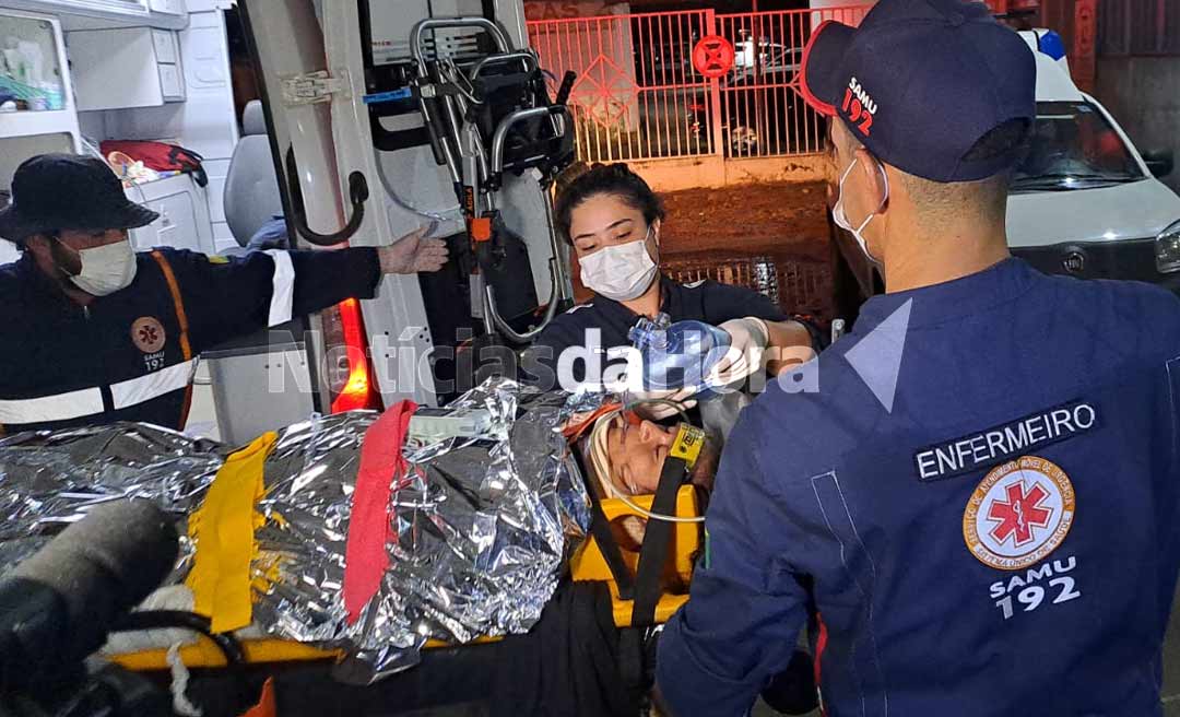Mãe e filha são atropeladas na Avenida Ceará, em Rio Branco