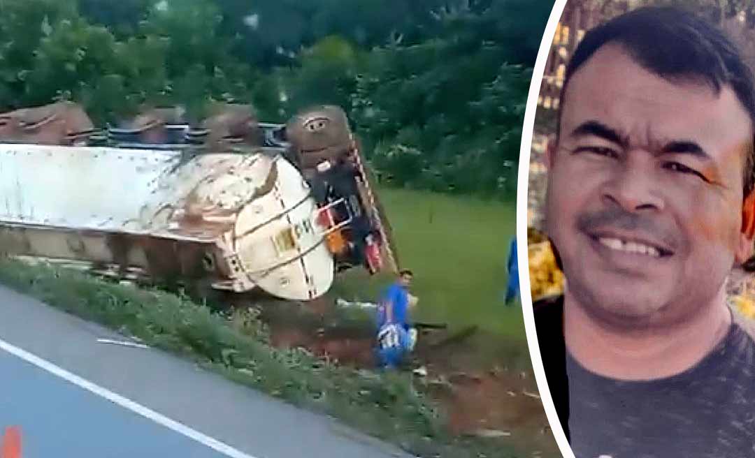 Caminhoneiro morre no dia do aniversário da esposa em acidente trágico na BR-364, no Acre