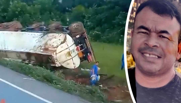 Caminhoneiro morre no dia do aniversário da esposa em acidente trágico na BR-364, no Acre