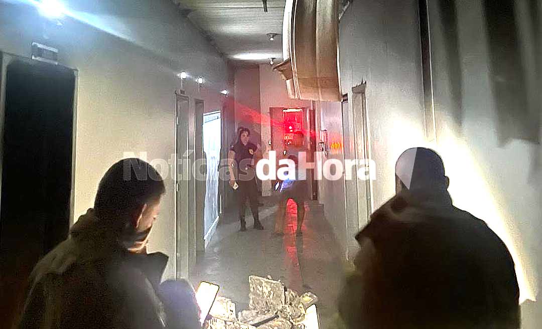 Delegacia Central de Flagrantes, em Rio Branco, tem princípio de incêndio e fica parcialmente destruída