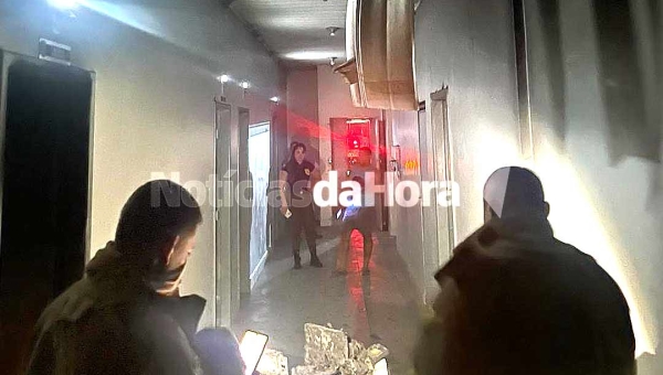 Delegacia Central de Flagrantes, em Rio Branco, tem princípio de incêndio e fica parcialmente destruída