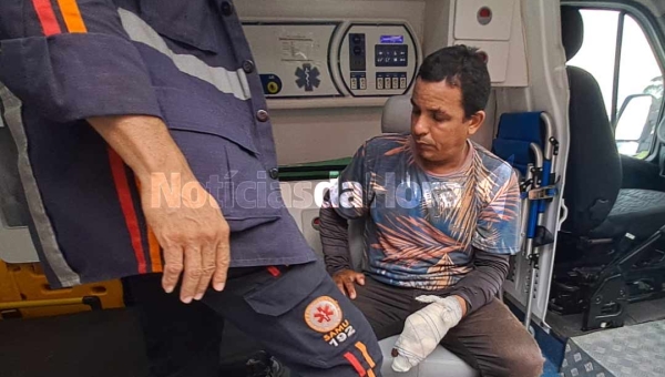 Motorista de aplicativo é esfaqueado por homem embriagado no bairro Floresta Sul