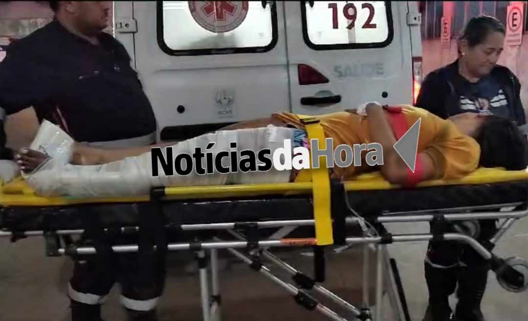 Universitária sofre tentativa de assalto, foge dos criminosos, acaba caindo da moto e fica em estado grave