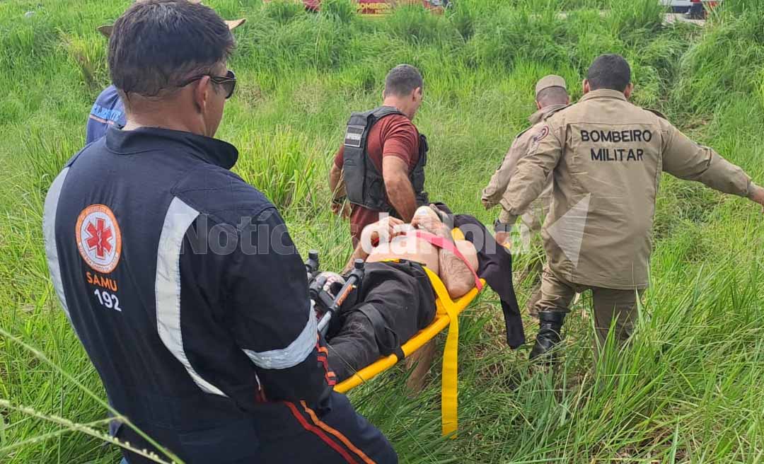 Monitorado da justiça despenca de uma altura de mais de 10 metros e perde os movimentos do corpo