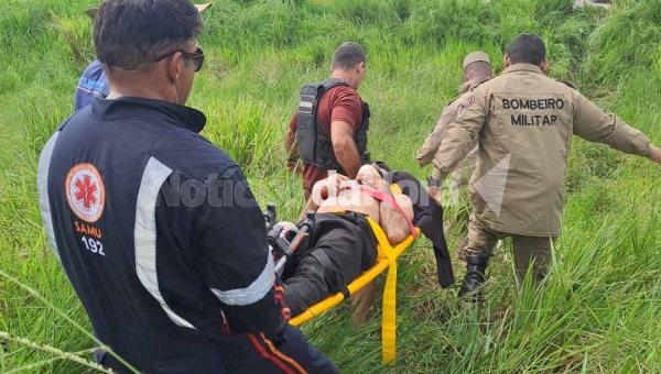 Monitorado da justiça despenca de uma altura de mais de 10 metros e perde os movimentos do corpo