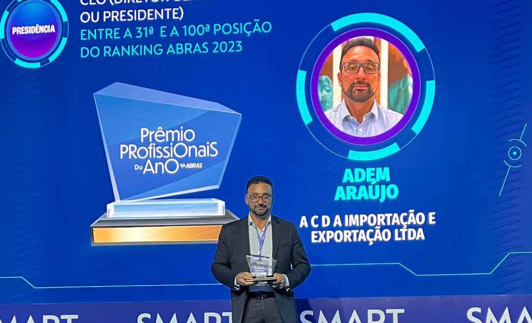 Empresário acreano recebe reconhecimento nacional no setor varejista