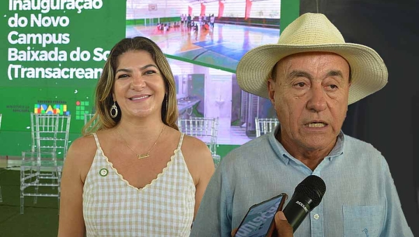 Bocalom participa da inauguração do novo Campus do IFAC, na Transacreana