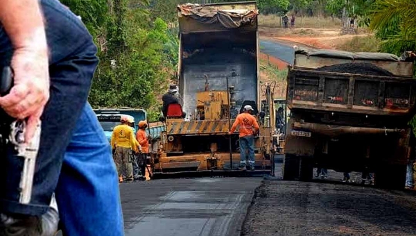 Com medo de represálias, trabalhadores do Asfalta Rio Branco não denuciam ação de criminosos