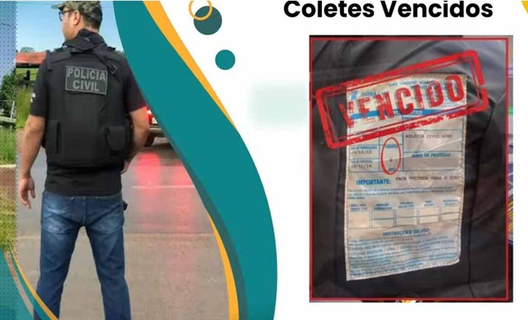 Sindicalista denuncia que coletes a prova de bala da Civil são insuficientes e estão prestes a vencer: “revezamento de colete”