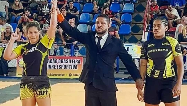 Acreana conquista título do Campeonato Brasileiro de Luta Livre, no Rio de Janeiro