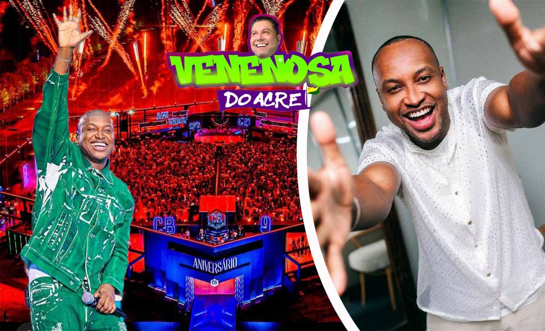 O maior nome do pagode da atualidade, Thiaguinho faz show no Acre em Junho