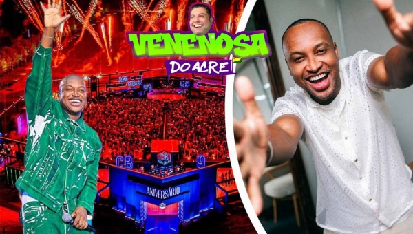 O maior nome do pagode da atualidade, Thiaguinho faz show no Acre em Junho