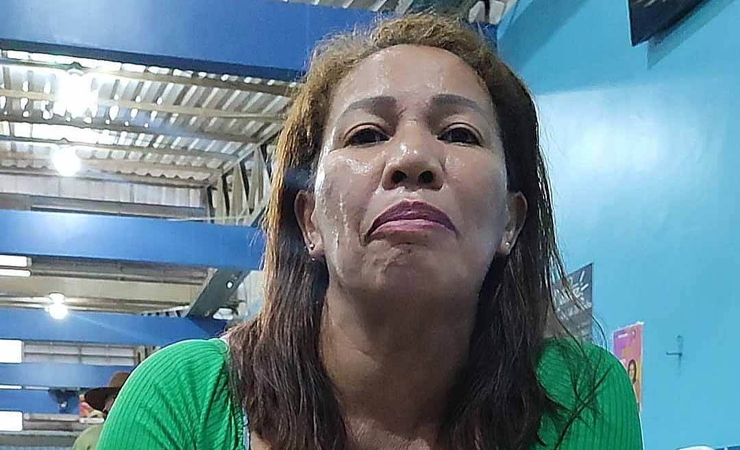 Mulher que trabalha no Mercado do Bosque faz apelo a Gladson Cameli: "Governador, ajude o meu filho!"