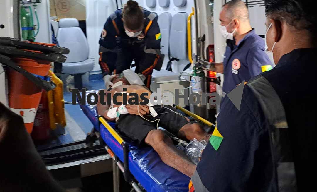 Na Capital, homem é ferido por arma branca no pescoço pelo próprio amigo