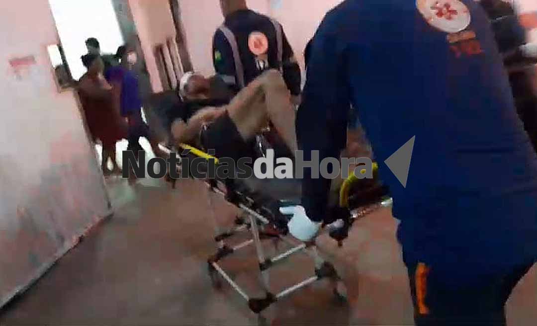 Dependente químico é vítima de agressão física no Centro da Capital