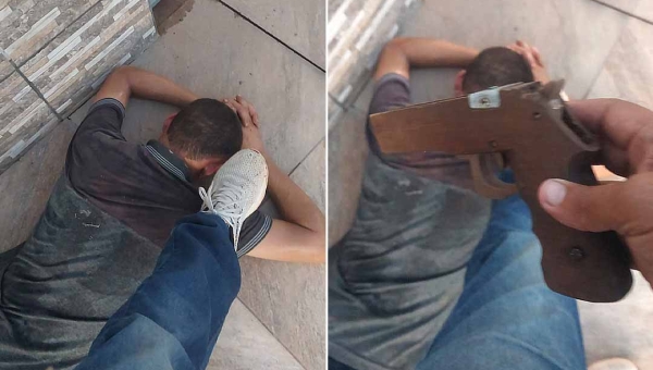 Adolescente é apreendido por populares roubando celulares no Tucumã