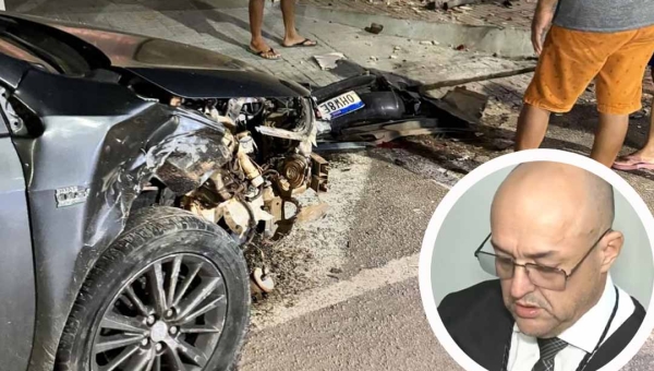 Advogado Romano Gouveia sofre infarto e se envolve em acidente de trânsito a caminho do PS; seu estado de saúde é grave