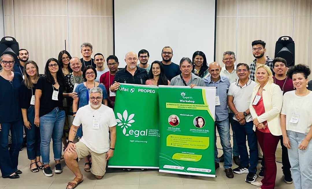 Grupo é capacitado para realizar pesquisa de opinião em curso promovido pelo Projeto Legal, da UFAC